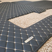 Load image into Gallery viewer, Volvo VNL 770 Diamond Stitch Leather Floor mats