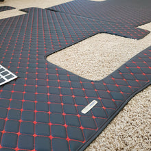 Load image into Gallery viewer, Volvo VNL 770 Diamond Stitch Leather Floor mats