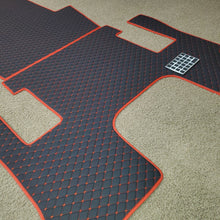 Load image into Gallery viewer, Volvo VNL 770 Diamond Stitch Leather Floor mats