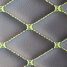 Load image into Gallery viewer, Volvo VNL 670 Diamond Stitch Leather Floor mats 4 Piece kit