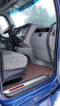 Load image into Gallery viewer, Kenworth T680 Diamond Stitch Leather Floor mats
