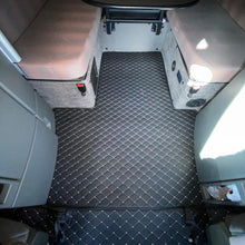 Load image into Gallery viewer, Volvo VNL 860 Diamond Stitch Leather Floor mats 4 Piece kit