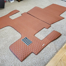Load image into Gallery viewer, Volvo VNL 770 Diamond Stitch Leather Floor mats
