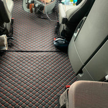 Load image into Gallery viewer, Volvo VNL 860 Diamond Stitch Leather Floor mats 4 Piece kit