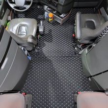 Load image into Gallery viewer, Volvo VNL 860 Diamond Stitch Leather Floor mats 4 Piece kit