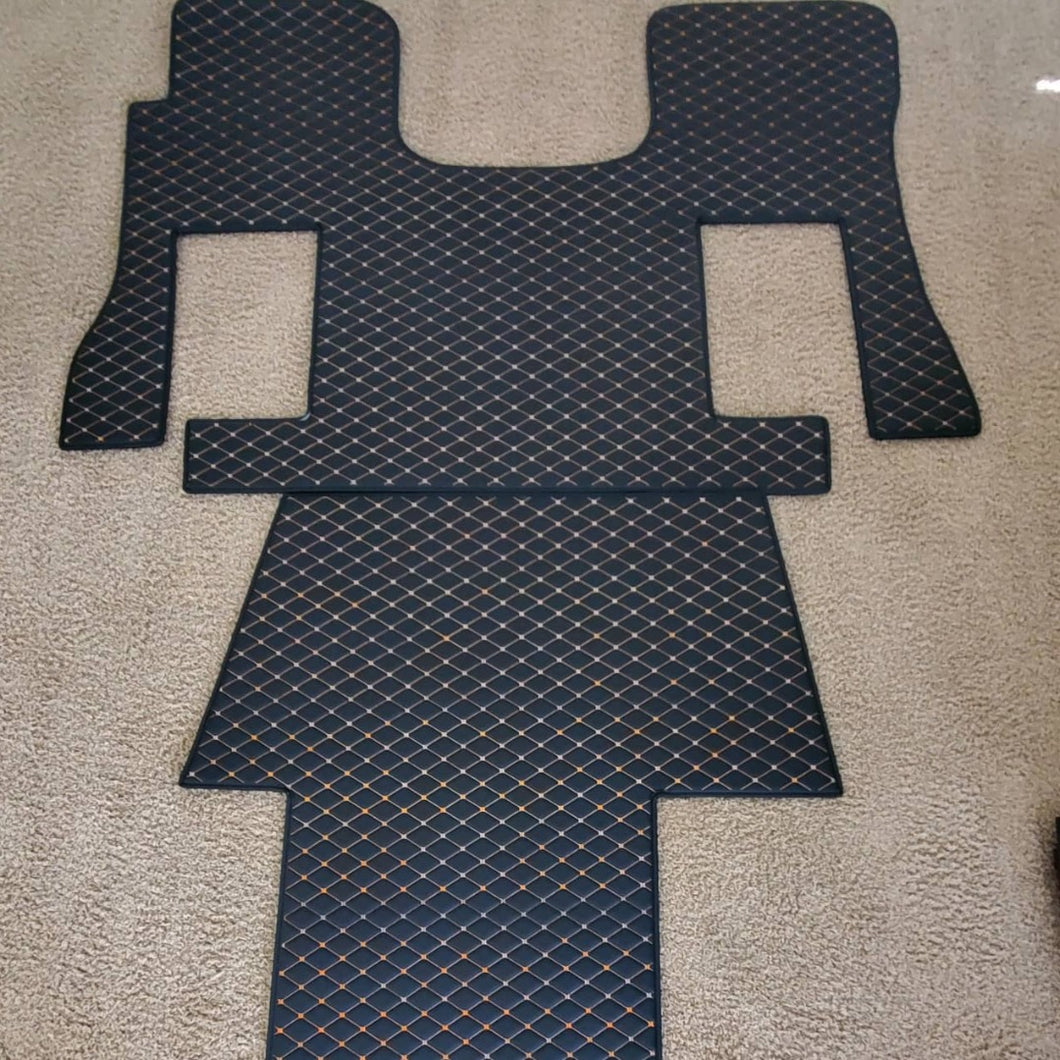 Volvo VNL 770 Diamond Stitch Leather Floor mats